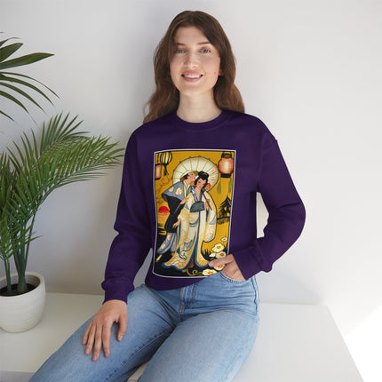 Golden Embrace Heavy Blend™ Crewneck Sweatshirt