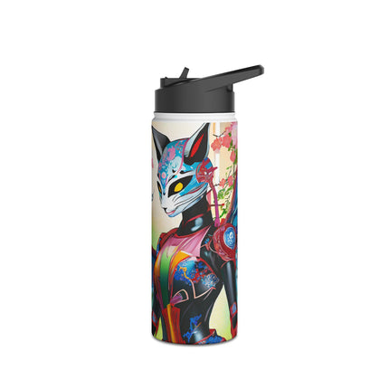 Cyberpunk Chic Stainless Steel Water Bottle