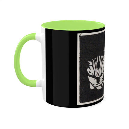 December (Cat Lying) by Anna Julia de Graag Colorful Mugs, 11oz