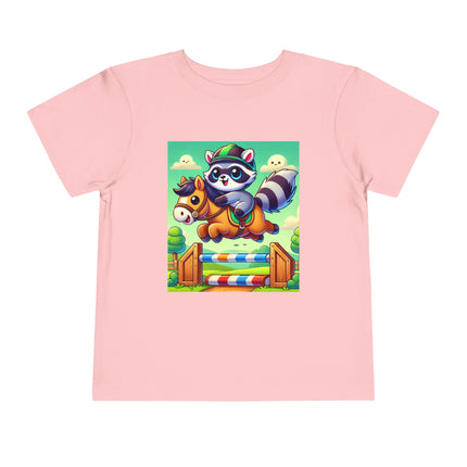 Raccoon Rider Toddler Short Sleeve Tee