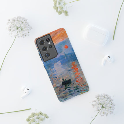 Sunrise by Claude Monet Phone Cases