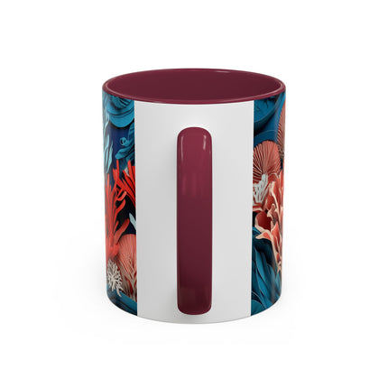 Enchanting Underwater Scene Colorful Mugs (11oz, 15oz)
