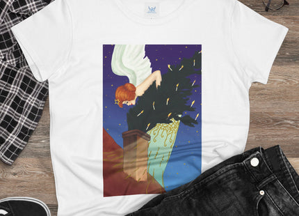 The Christmas Angel Women's Midweight Cotton Tee