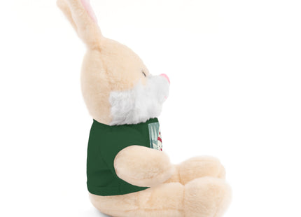 Candy Cane Timekeeper Bunny Stuffed Animals with Tee