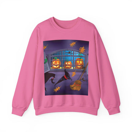 Whimsical Halloween Mischief Unisex Heavy Blend™ Crewneck Sweatshirt