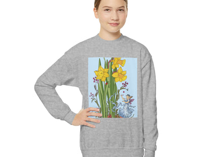 Daffodil Fairy Youth Crewneck Sweatshirt
