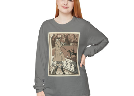 Amazone by Fernand Siméon Unisex Garment-dyed Long Sleeve T-Shirt