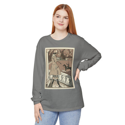 Amazone by Fernand Siméon Unisex Garment-dyed Long Sleeve T-Shirt