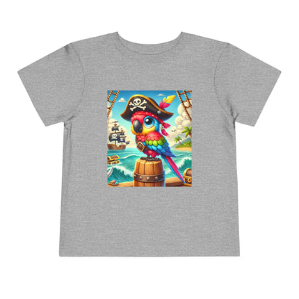 Captain Parrot and the Treasure Seas Toddler Short Sleeve Tee