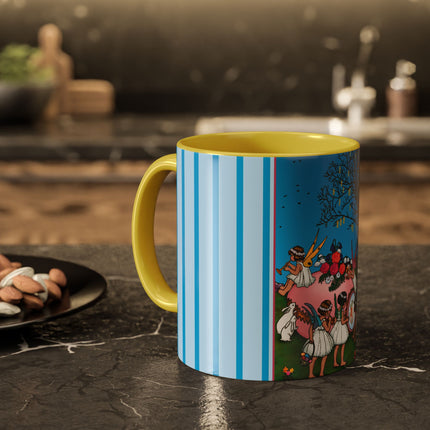 Enchanted Easter Gathering Colorful Mugs (11oz, 15oz)
