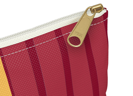 Elegant Holiday Woman with Gifts Accessory Pouch