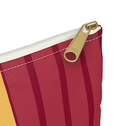 Elegant Holiday Woman with Gifts Accessory Pouch