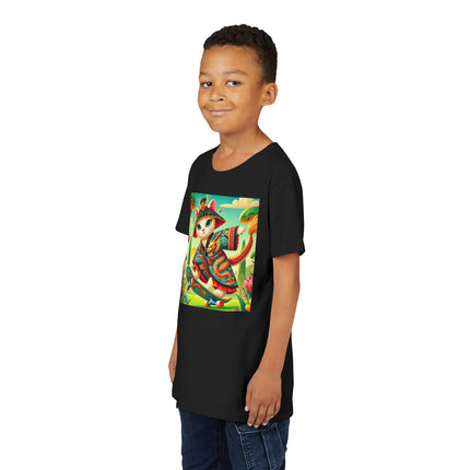 Dragon Dance on Wheels Youth Short Sleeve Tee