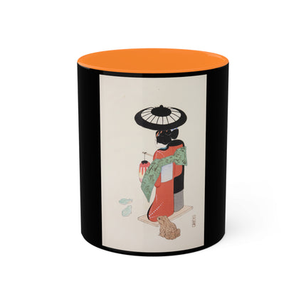 Illustrations of Japanese Toys Pl.020 by Kawasaki Kyosen Colorful Mugs, 11oz