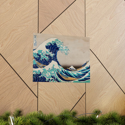 The Great Wave off Kanagawa by Katsushika Hokusai Matte Horizontal Posters