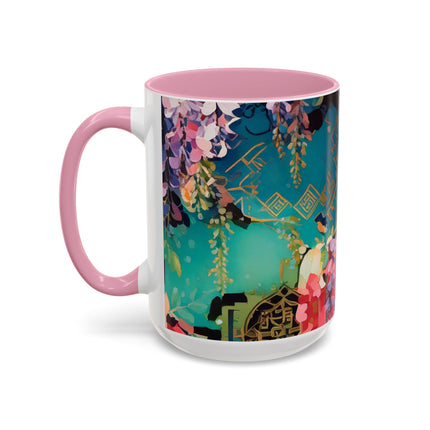 Golden Wisteria Symphony Colorful Mugs (11oz, 15oz)