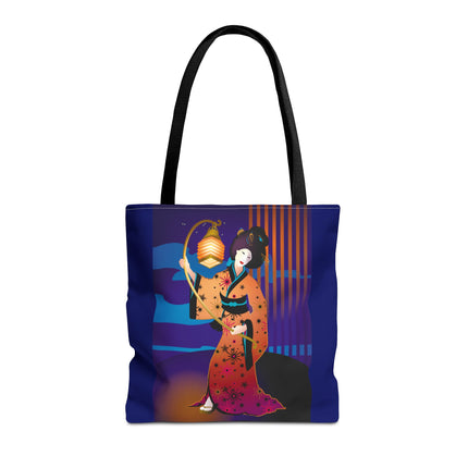 The Enchanting Geisha Tote Bag (AOP)