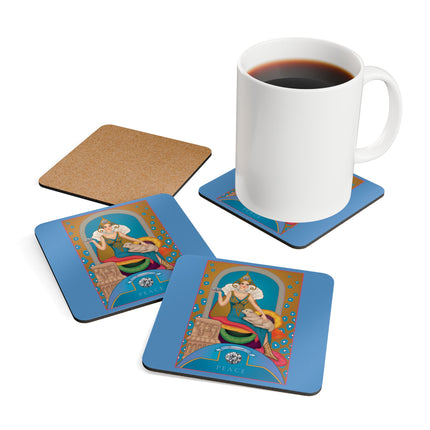 Aries Zodiac Design – April & Diamond by Sofia Chiostri | Corkwood Coaster Set