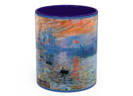 Sunrise by Claude Monet Colorful Mugs (11oz, 15oz)