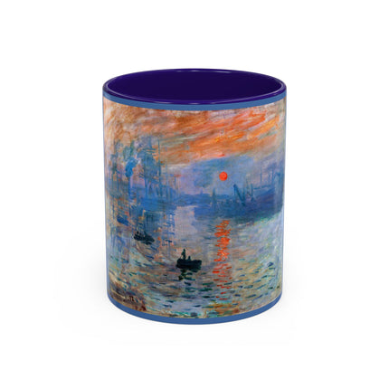 Sunrise by Claude Monet Colorful Mugs (11oz, 15oz)