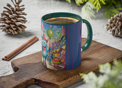 Monster Parade Madness Colorful Mugs, 11oz