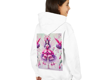 Fuchsia Fairy Youth Heavy Blend Hooded Sweatshirt