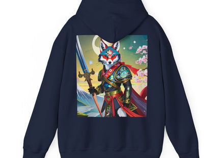 Cyberpunk Samurai Fox – Heavy Blend™ Hooded Sweatshirt