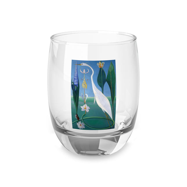 The White Heron by Joseph Stella Whiskey Glass