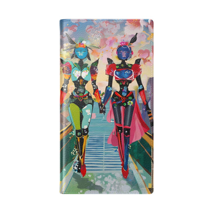 🤖🌆 Cyber Punk Robot Models Flip Case – Futuristic Fashion & Neon Elegance
