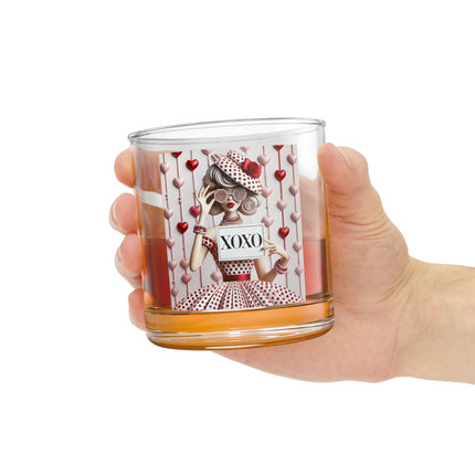 Fashionably Yours, XOXO Rocks Glass, 10oz
