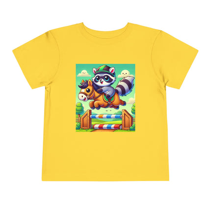 Raccoon Rider Toddler Short Sleeve Tee