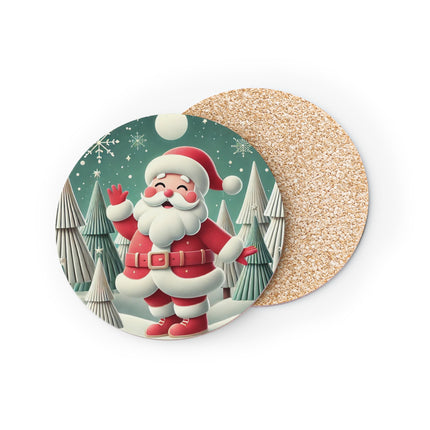 Santa's Joyful Night Coasters
