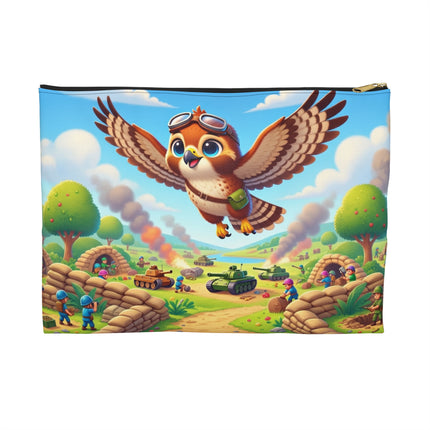 Red-Tailed Hawk in Battle Accessory Pouch – Sky Guardian & Bold Flight