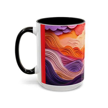 Dramatic Sunset Sky Colorful Mugs (11oz, 15oz)