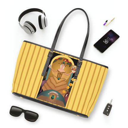 June & Pearl, Alexandrite (from the Gem Series) by Sofia Chiostri PU Leather Shoulder Bag