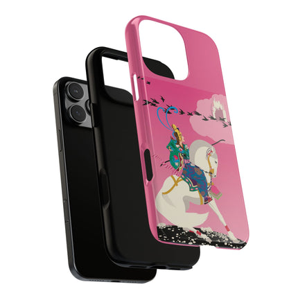 Samurai Princess on the White Steed Phone Case – Epic Grace & Mythic Power