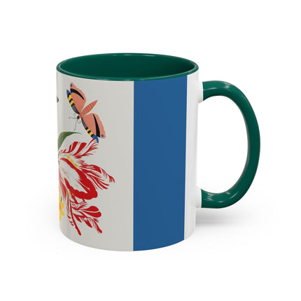 Woodpecker & Tulip Colorful Mugs – Vibrant Spring & Bold Beauty