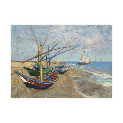 Fishing Boats by Vincent Van Gogh Postcards (envelopes included) - Bundles of 10, 30, 50 Pieces