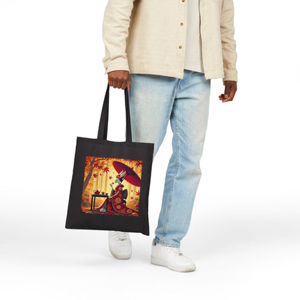 Theatrical Harvest Rabbit Cotton Canvas Tote Bag