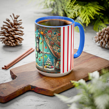 Mischief in Tinselland Colorful Mugs (11oz, 15oz)