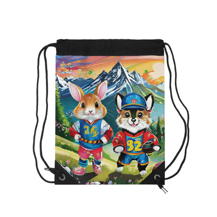 Animal Athletes Drawstring Bag