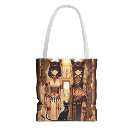 The Egyptian Priestess Cats Tote Bag – Temple Guardians & Ancient Grace