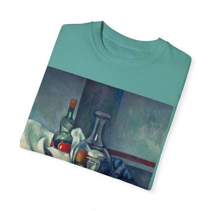 The Peppermint Bottle by Paul Cézanne Unisex Garment-Dyed T-shirt