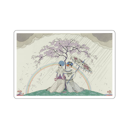 L’Arc-en-Ciel by George Barbier Kiss-Cut Stickers (4 Sizes)