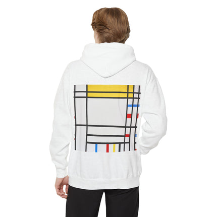 Place de la Concorde by Piet Mondrian Unisex Garment-Dyed Hoodie