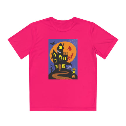 Halloween Night at the Haunted House Youth Competitor Tee