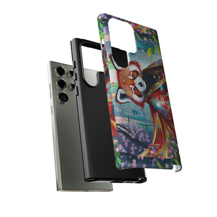 Cybernetic Red Panda Phone Cases
