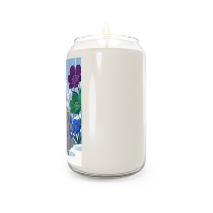 🎭🌸 The Lady Of The Winter Masquerade Scented Soy Candle – Art Deco Floral Fantasy