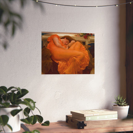 Flaming June by Frederic Leighton Matte Horizontal Posters