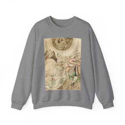 Sur talons rouges (On Red Heels) pl 01 by Gerda Wegener Heavy Blend™ Crewneck Sweatshirt